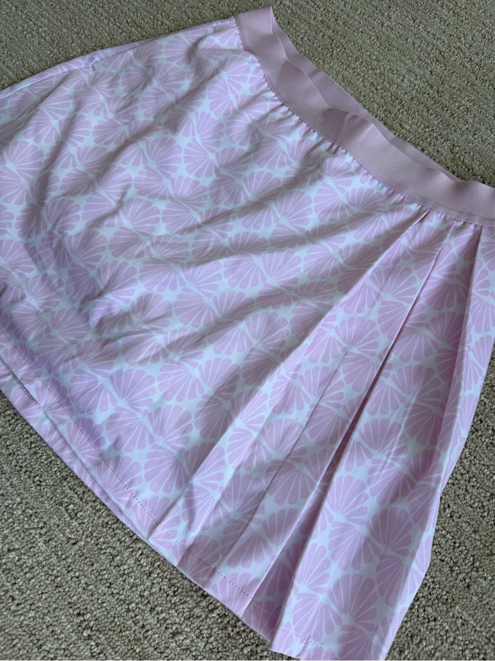 Lady Hagen Pink Patterned Pleated Women's Skirt